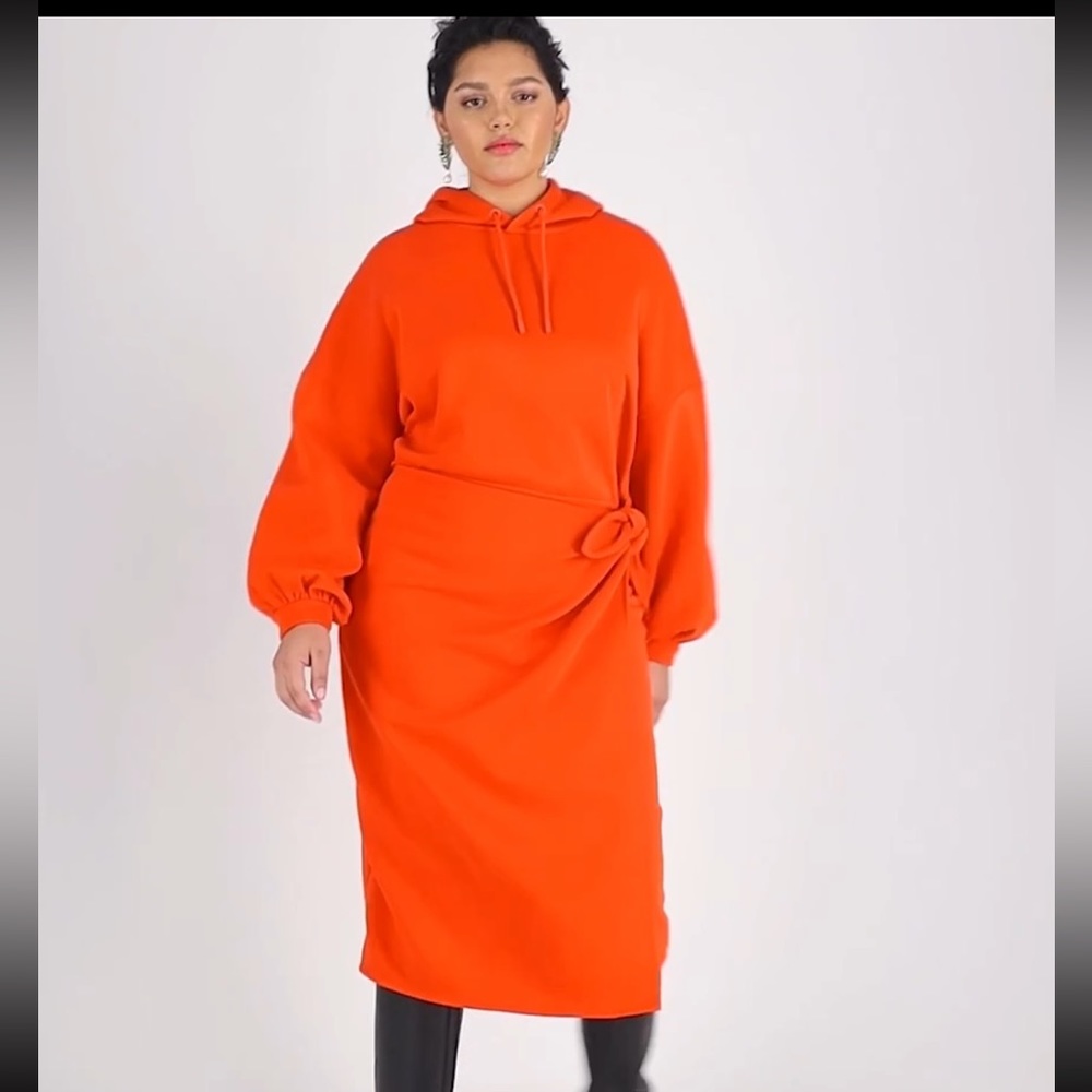 Zerina Akers Hoodie wrap dress